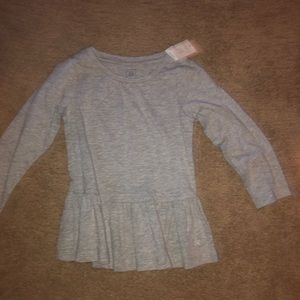 Gap peplum top toddler girl